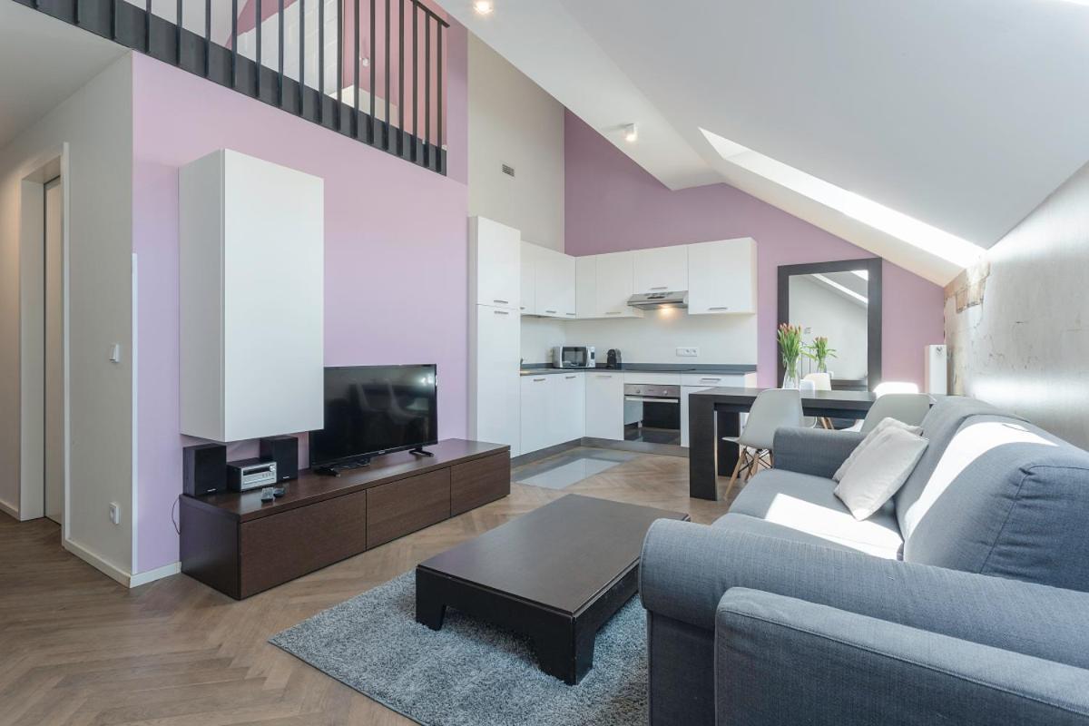 Modern Apartments Close To River Prague Luaran gambar